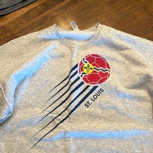 Jerzees St Louis soccer sweatshirt